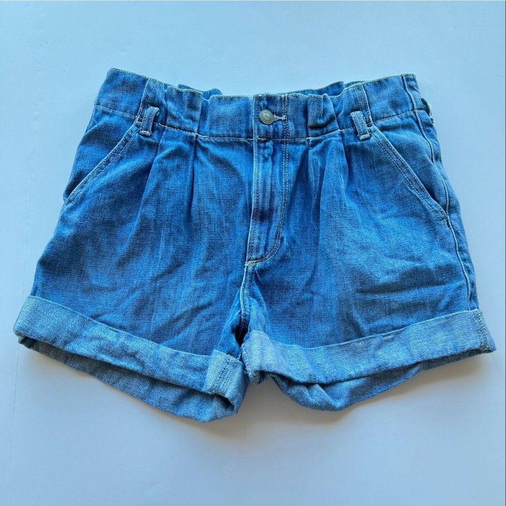 Hollister High-Rise Denim Mom Short 3" W26, Jeans Teen Juniors Womens Size 3